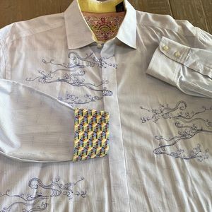 NWOT Robert Graham LS Button Down | Size 2XL